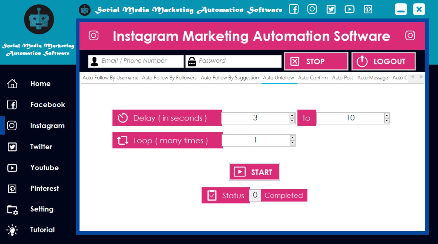 Auto Unfollow
